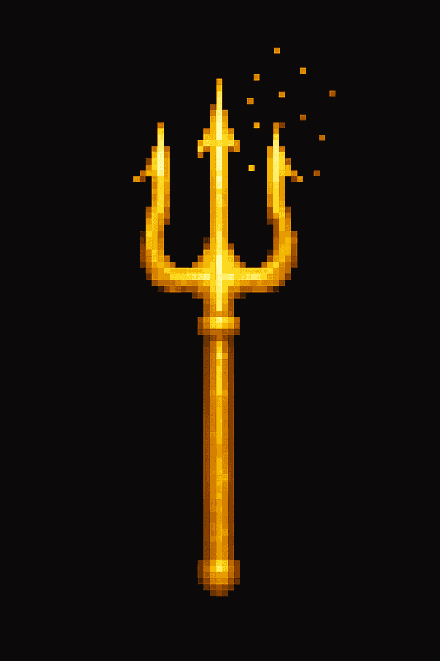 Restored Atlantean Trident